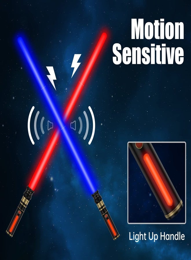 KEGOZ Light Saber for Kids, 3 Packs 3 Colors Light Sword with FX Sound (Motion Sensitive) and Glowing Handle, Expandable Light Sabers Set for Halloween Xmas Children's Day Gifts - Image 5